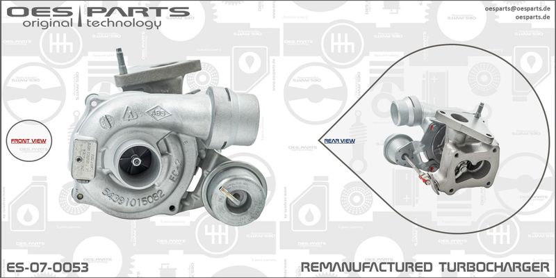 OES PARTS Компрессор, наддув ES-07-0053